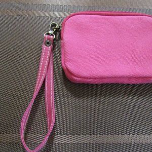 L.L. Bean Wristlet wallet- Neon Pink